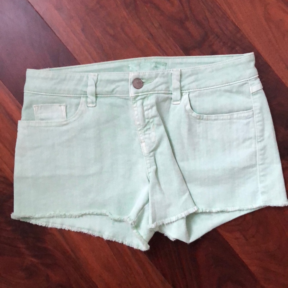 Guess Denim Green Shorts